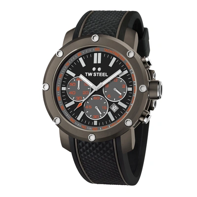 Tw Steel Men's Grandeur Tech 48mm Quartz Watch In Black
