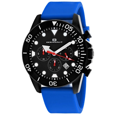 Oceanaut Men's Black Dial Watch In Blue
