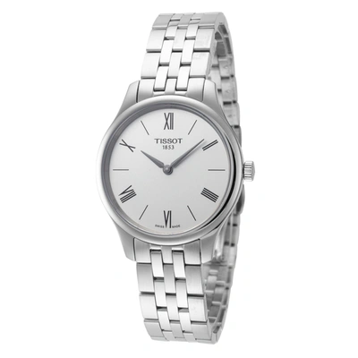 Tissot Women's T-classic 31mm Quartz Watch In White/silver