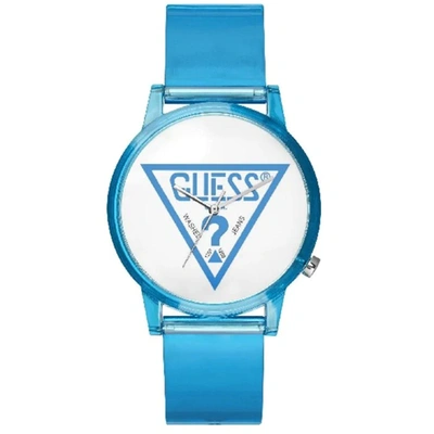 Guess Women's Classic White Dial Watch In Blue