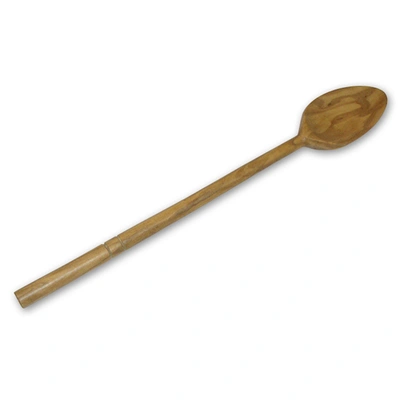 Berard Handcrafted Olive Wood 12 Inch Cooks Spoon In Brown