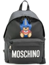 Moschino Branded Backpack - Grey