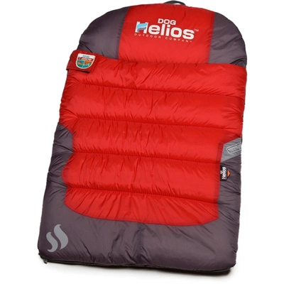Dog Helios 'trail-barker' Multi-surface Water-resistant Travel Camping Dog Bed In Red