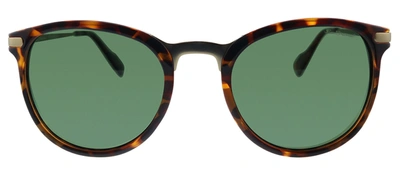 Ben Sherman Hugo M02 Round Sustainable Polarized Sunglasses In Green