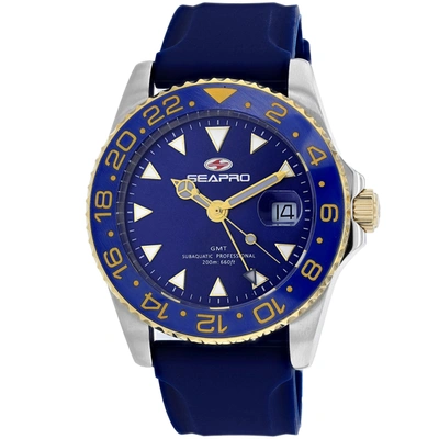 Seapro Men's Blue Dial Watch