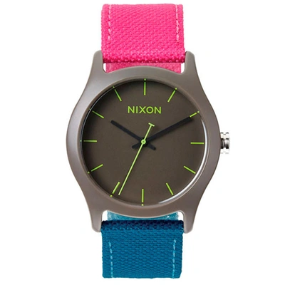 Nixon Women's Mod Brown Dial Watch In Pink
