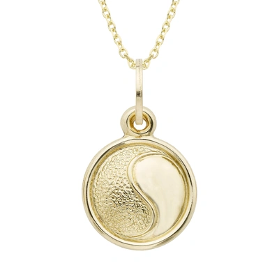 A & M 14k Gold Motif Charm Pendant Necklace