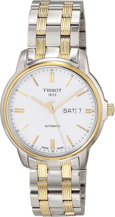 Tissot Men's T-classic 39.7mm Automatic Watch In Gold