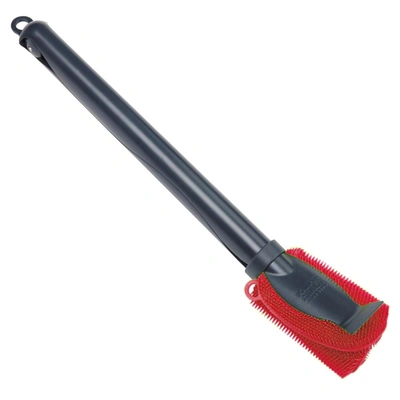 Kuhn Rikon Stay Clean Scrubber Brush Scraper In Red