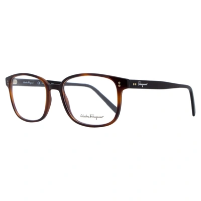 Ferragamo Salvatore  Rectangular Eyeglasses Sf2915 241 Havana 54mm 2915 In Brown