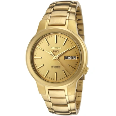 Seiko Men's Classic Gold Dial Watch In Beige