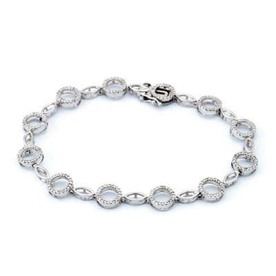 Monary Silver Diamond Bracelet