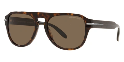 Michael Kors Men's 56mm Sunglasses In Brown