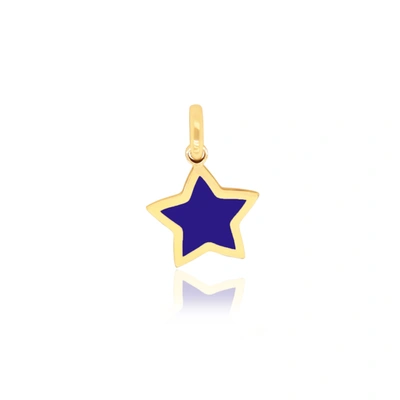 The Lovery Mini Lapis Star Charm In Blue