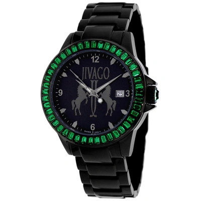 Jivago Women's Black Dial Watch