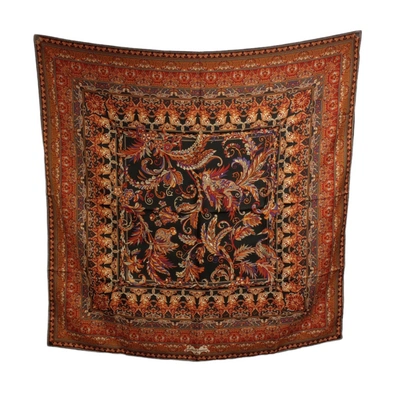 Ferragamo Salvatore  Women's 715556 Print Silk Scarf In Brown