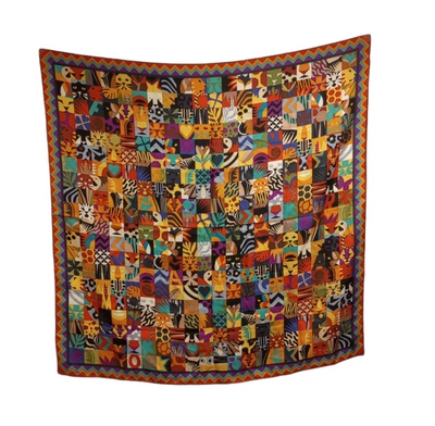 Ferragamo Salvatore  Women's 693486 Print Silk Scarf In Multi