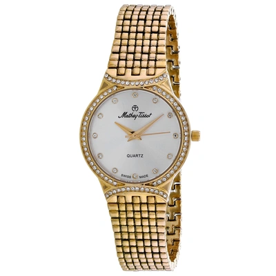 Mathey-tissot Women's Silver Dial Watch In Gold