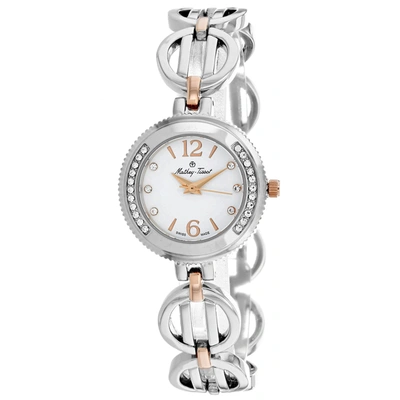 Mathey-tissot Women's Fleury 1496 White Dial Watch In Silver