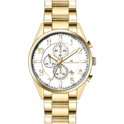 Oceanaut Men's Escapade Silver Dial Watch In Gold