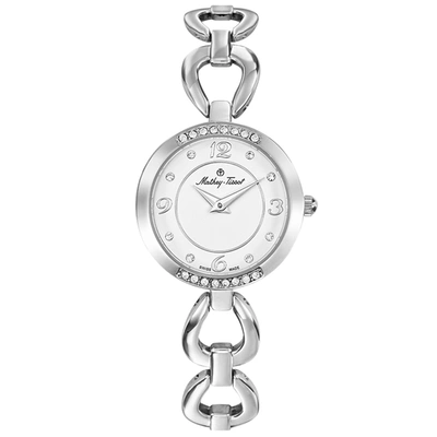 Mathey-tissot Women's Fleury 1496 White Dial Watch In Silver
