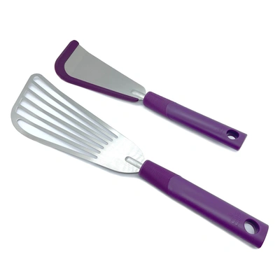 Kuhn Rikon Flexi Spatula Set Of 2 Purple