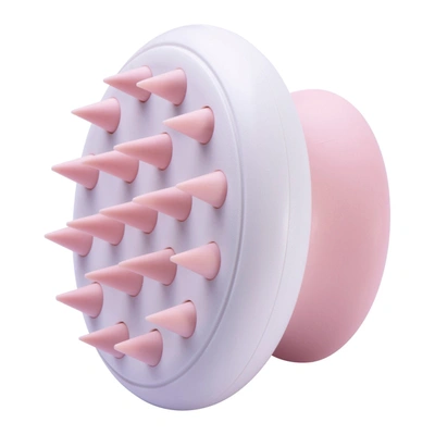 Pet Life 'scwubba' Handheld Bathing Brushing And Massaging Soft Flexible Grooming Pet Comb In Pink