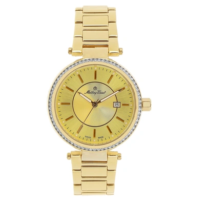 Mathey-tissot Women's Classic Gold Dial Watch