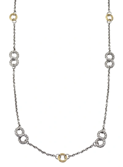 Alisa Women's Sterling Silver & 18k Gold Necklace
