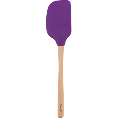 Tovolo Flex-core Wood Handled Silicone Jumbo Spatula, Vivid Violet In Purple