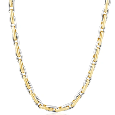 Pompeii3 Men's 14k Gold (100gram) Or Platinum (188gram) 6.5mm Link Chain Necklace 22"
