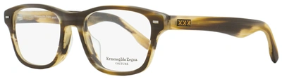 Ermenegildo Zegna Men's Eyeglasses Zc5013f 062 Matte Brown Melange 55mm