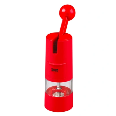 Kuhn Rikon Ratchet Spice Grinder, 8.5-inch In Red