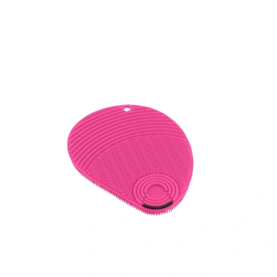 Kuhn Rikon Stay Clean Silicone Scrubber Sponge, Fin In Pink