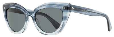 Oliver Peoples Women's Laiya Cat Eye Sunglasses Ov5452s 170287 Blue Dusk 55mm