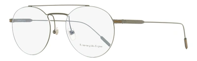 Ermenegildo Zegna Men's Leggerissimo Eyeglasses Ez5218 008 Gunmetal 51mm In White