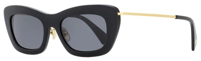 Lanvin Women's Babe Sunglasses Lnv608s 001 Black/gold 51mm