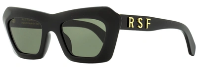 Retrosuperfuture Unisex Modern Cat Eye Sunglasses Zenya 3eh Black 53mm In Green