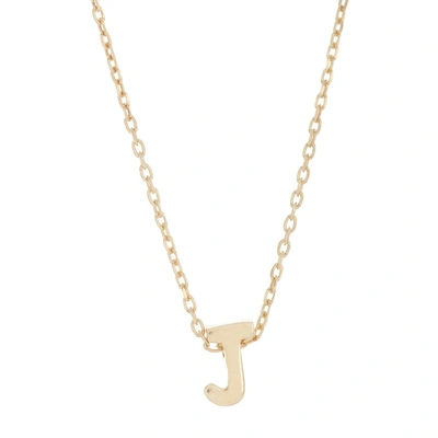 Adornia Mini Initial Necklace Gold In Multi