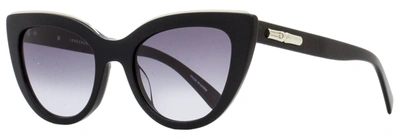 Longchamp Women's Cat Eye Sunglasses Lo686s 001 Black 51mm