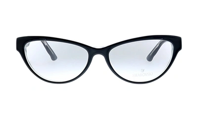 Swarovski Sk 5034 Cat-eye Eyeglasses In White