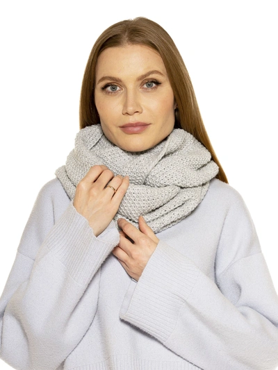 Alexia Admor Taylor Knit Snood In Grey