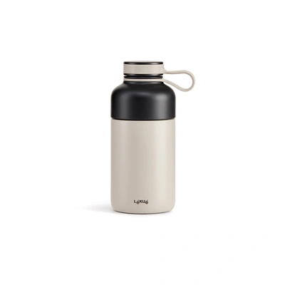 Lekue Insulated Bottle To Go, 10-ounce, Gray In Grey