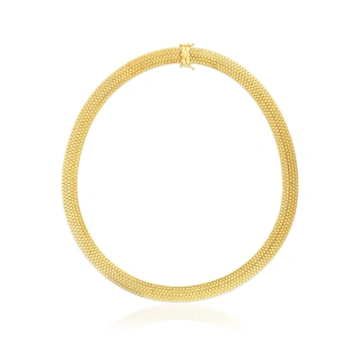 The Lovery Woven Snake Bracelet In Gold