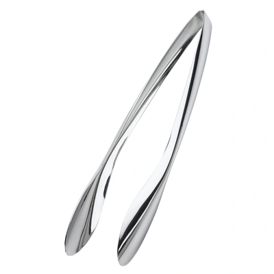 Cuisipro 12 Inch Tempo Serving Tongs, Stainless Steel In Silver