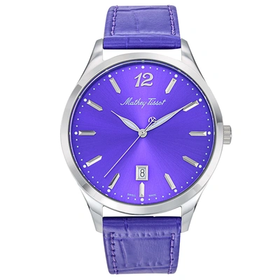 Mathey-tissot Men's Urban Purple Dial Watch In Blue