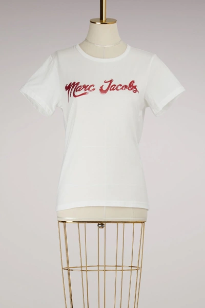 Marc Jacobs Short Sleeve T-shirt In Ivory