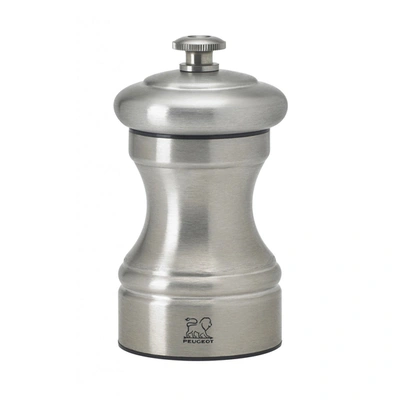 Peugeot Bistro Pepper Mill, 4-inch, Stainless Steel In Silver