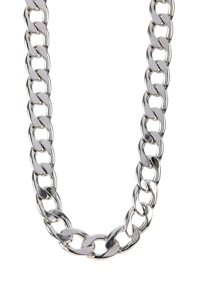 Stephen Oliver Silver Cuban Link Necklace