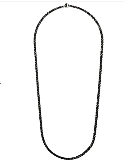 Stephen Oliver Oxidized Black Cobra Necklace